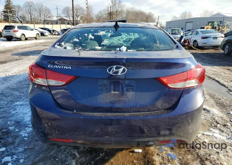 2013 Hyundai Elantra Gls z USA, uszkodzony, nr VIN 5NPDH4AE2DH403336